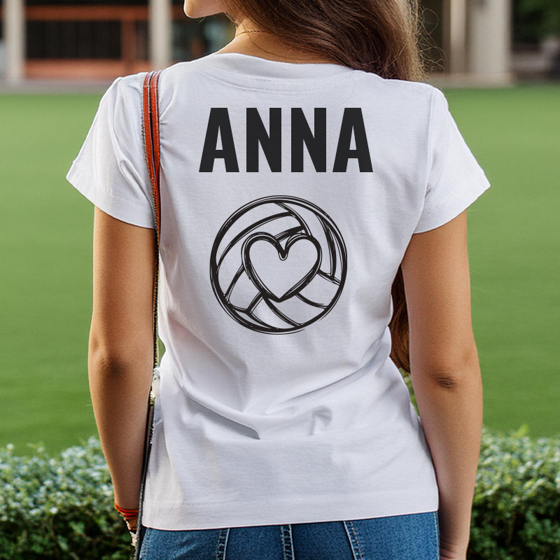 Custom Name Volleyball T-Shirt