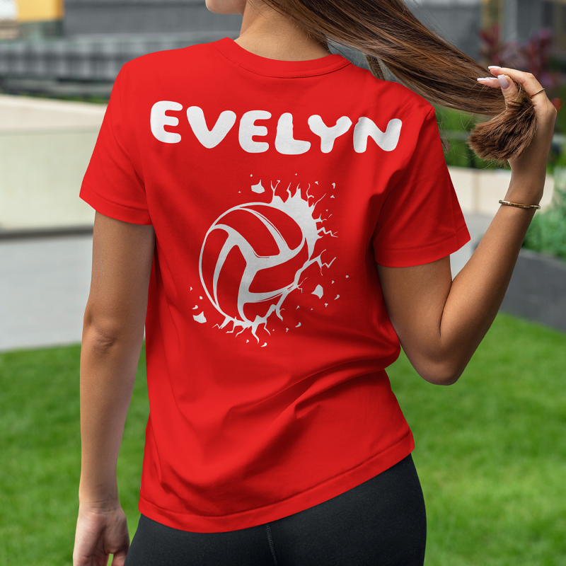 Custom Name Volleyball T-Shirt
