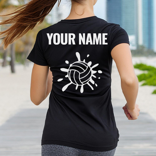 Custom Name Volleyball T-Shirt